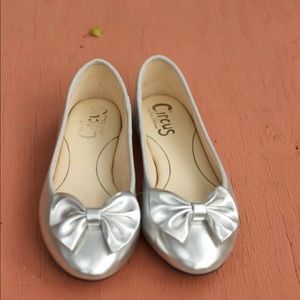 Silver Ballet Flats Circus by Sam Edelman